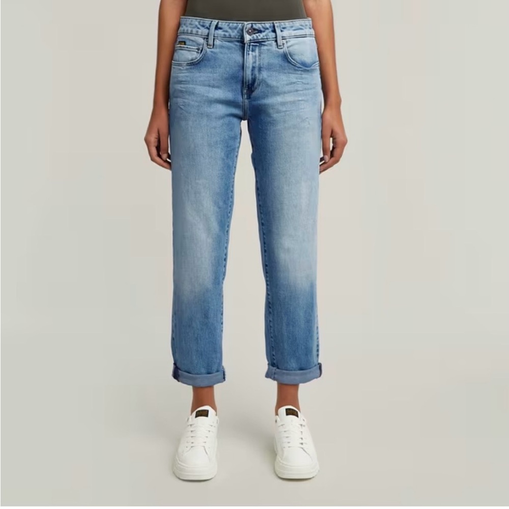 G-Star Light Blue Mid Rise‎ Kate Boyfriend Jeans Sz 29/36